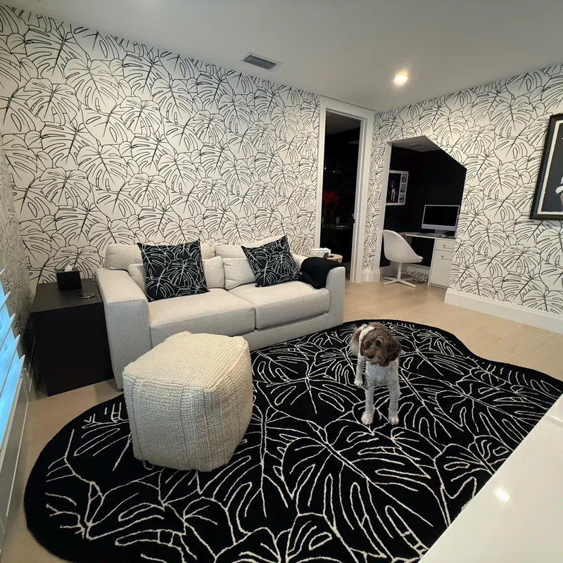 Indo Knots luxury rug placed in residential space