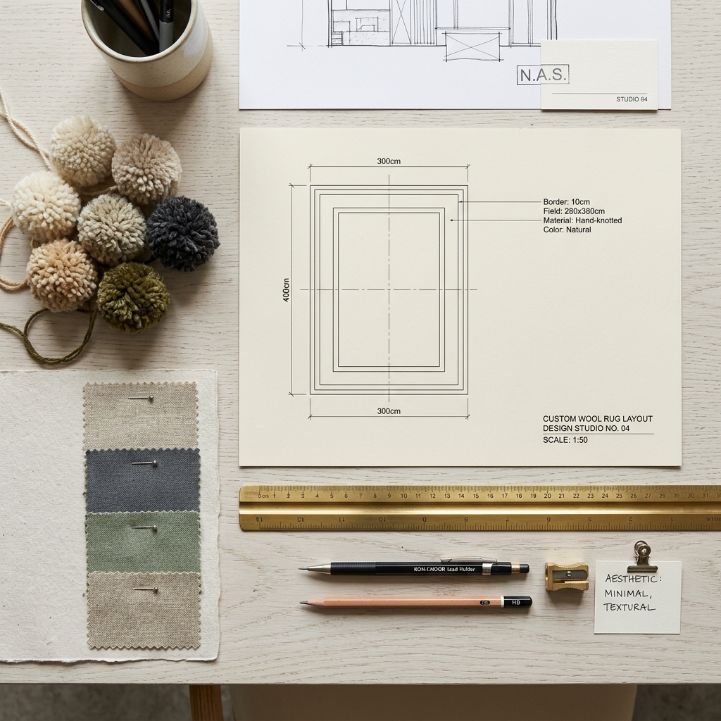 Interior architect design studio table